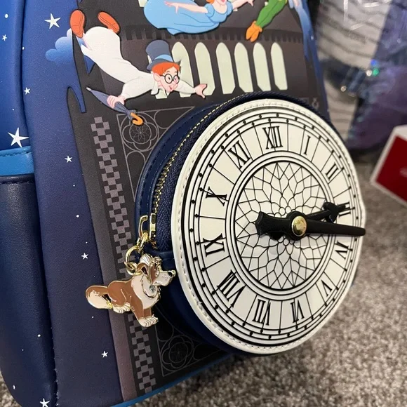 NWT Disney Peter Pan Glow in the Dark Mini Backpack - Picture 2 of 5